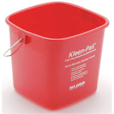 KLEEN SANITIZING PAIL RED 3QT