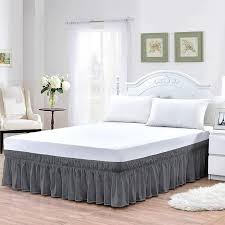 BED SKIRT / CASTLE ROCK GREY / KING / 78 X 80 X 15 (EACH)