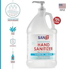 ADVANCED ALCOHOL GEL SANITIZER / WITH ALOE / 1 GAL. (4/CS)