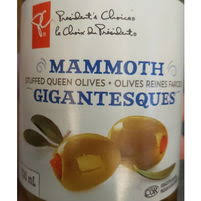 STUFFED MAMMOTH QUEEN OLIVES (GALLON)