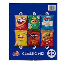 *CHIPS / VARIETY / CLASSIC MIX / 50 COUNT [CASE]