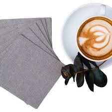 BLACK LINEN LIKE NAPKIN / FLAT PACK / 16 X 16 500 PER CASE