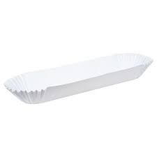 LAPACO HOT DOG TRAY MEDIUM FLUTED | CASE 3000, 6 BAGS,