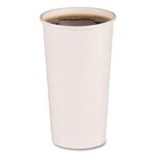 20 OZ PAPER HOT CUP / WHITE (12/50/600)