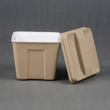 ICE BUCKET / 3 QT SQUARE / WHITE (72/CS)