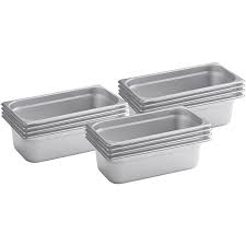 1/3 SIZE / 4" DEEP / 24 GAUGE / ANTI JAM STAINLESS STEEL