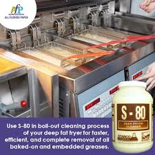 S-80 DEEP FRYER CLEANER / BOIL OUT POWDER / 9 LBS PER JUG