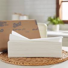 SCOTT ESSENTIAL MULTIFOLD TOWELS WITH ABSORBENCY