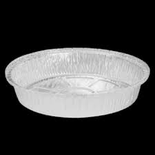 9 INCH ROUND ALUMINUM TO-GO CONTAINERS  (500/CS)
