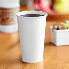 16 OZ PAPER HOT CUP / WHITE (20/50/1,000) (BHC)