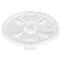 20SL / DART TRANSLUCENT STRAW SLOT LID / FITS 32 OZ FOAM