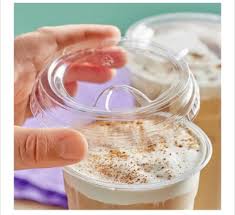 CHOICE PET CLEAR STRAW SLOT LI D / FITS 16-24 OZ (20/50/1,000