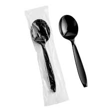 SOLO CUP CULTERY FORK HVY WT BLACK 1M CS
