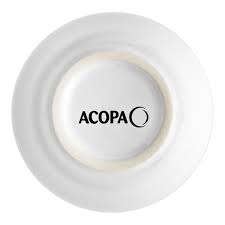 ACOPA 6 OZ. BRIGHT WHITE ROLLED EDGE CHINA BOUILLON