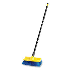 RUBBERMAID FG633700BLUE 10" BI-LEVEL FLOOR SCRUB BRUSH