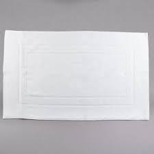 BATH MAT / OXFORD BELLEZZA / 22 X 34 / 9.5 LB / WHITE