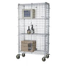 MOBILE CHROME SECURITY CAGE KIT / 24 X 48 X 69 (EACH)