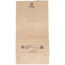 DURO 12 LB. BROWN PAPER BAG - 500/BUNDLE