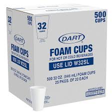 32TJ32 / DART 32 OZ FOAM CUP ( 20/25/500)