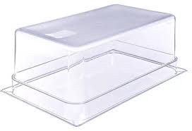 FULL SIZE / CLEAR / POLYCARBONATE FOOD PAN / 8"