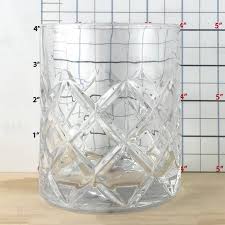 14 OZ BARCONIC DIAMOND CUT OLD FASHIONED GLASS / 24 PER CASE