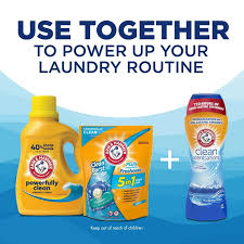ARM & HAMMER LAUNDRY DETERGENT / CLEAN BURST / 105 OZ / 4 PER