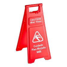CAUTION WET FLOOR SIGN / 25" (EACH)