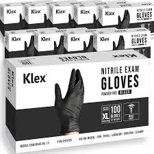 NITRILE GLOVE / LARGE / BLACK / HD / EMRPRESS [10/100/1,000]