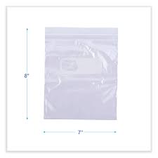 ZIP STORAGE BAG / QUART / 2 MIL / 7" X 8" / CLEAR (500/BOX