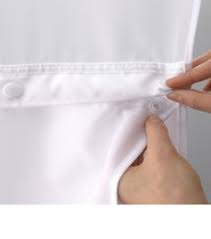HOOKLESS SHOWER CURTAIN LINER, WHITE, 70" X 57" / 100%