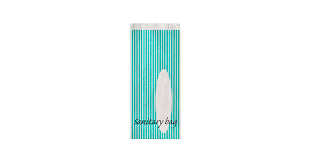 SANITARY DISPOSAL BAGS / WHIT EITH BLUE INK PRINT (1,000/CS)