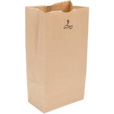 PAPER BAG / BROWN / 25 LB /  500 PER BUNDLE