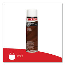 BETCO AEROSOL FURNITURE POLISH , LEMON SCENT, 19 OZ (12/CS)