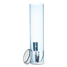 LARGE WATER CUP DISPENSER W/REMOVABLE CAP, WALL