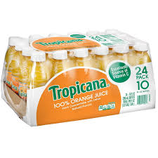 *TROPICANA ORANGE JUICE -  10 OZ BOTTLE / 24 PER CASE (CASE)