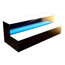 BARCONIC LED LIQUOR BOTTLE SHE LF / 2 TIER / BLACK / 48" (EAC