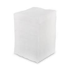 LUNCHEON NAPKIN / WHITE / 1-PLY / 1/4 FOLD / 12" X 12"
