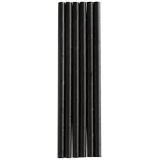 5.5" PAPER BLACK SIP STRAW (5/500/2,500)