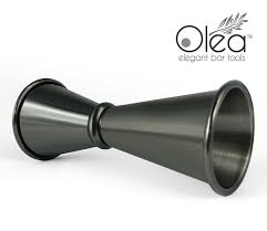 OLEA™ JAPANESE TALL JIGGER - GUNMETAL PLATED - 1 1/2OZ X 1O