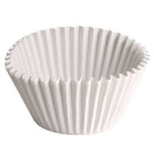 WHITE FLUTED BAKING CUP / 2 X 1.25 (10,000/CS)