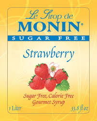 STRAWBERRY SUGAR FREE / MONIN / 1 LITER / (4/CS)