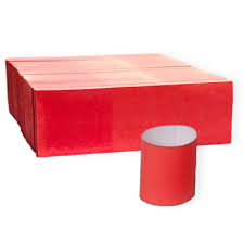 RED SELF-ADHERING PAPER NAPKIN BAND - (2,000/BOX)