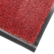CACTUS MAT 1485M-R31 3' X 10' RED NEEDLE RIB CARPET MAT -