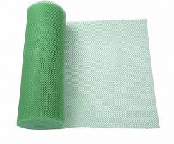 GREEN PLASTIC MESH BAR MAT / SHELF LINER / 2' X 40' (ROLL)