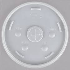 32SL / DART TRANSLUCENT STRAW SLOT LID - (5/100/500)