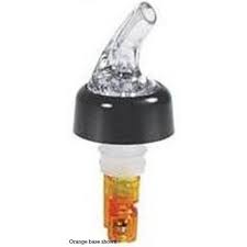 1.125 OZ. CLEAR SPOUT / PURPLE TAIL MEASURED LIQUOR POURER