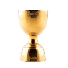 OLEA BELL JIGGER - GOLD PLATED - 1OZ X 2OZ