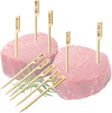 WELL DONE / BAMBOO MEAT MARKER / 3.5 INCH / 100 PER PACK
