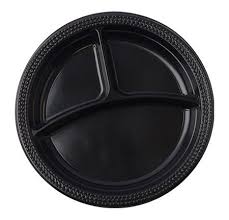 10.25" BLACK PLATE LAMINATED F OAM | CASE 500, 4 BAGS, 125 PE