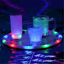 MULTICOLORED LED SERVING TRAY
